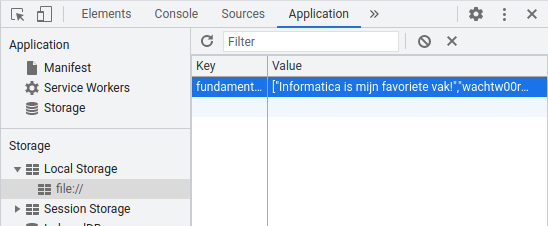 Screenshot: Opgeslagen wachtwoorden in Chrome.